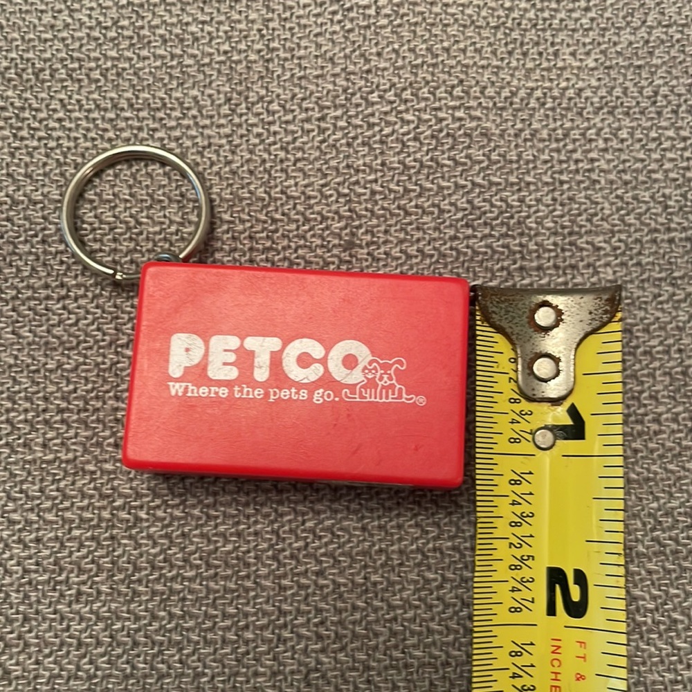 Vintage PETCO Dog Training Clicker Key Chain - Picture 4 of 6
